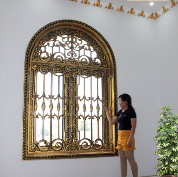 Khung bảo vệ cửa sổ bằng nhôm đúc