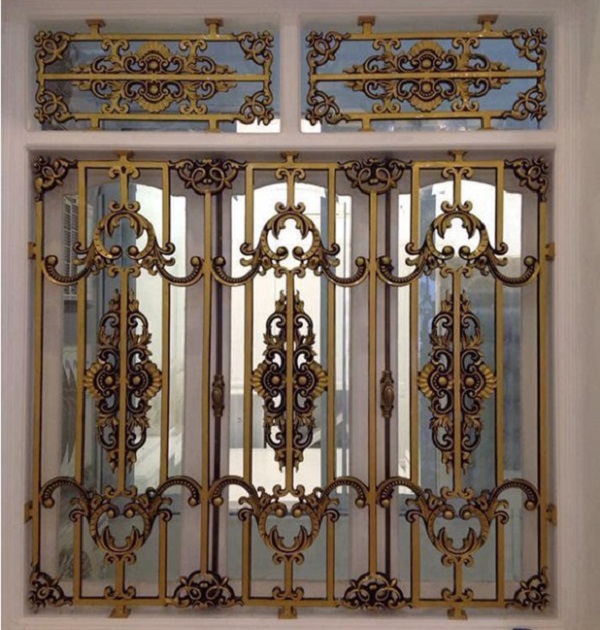 Khung bảo vệ cửa sổ bằng nhôm đúc