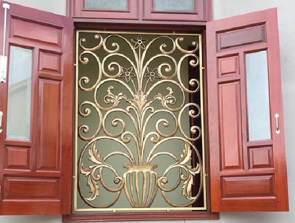 Khung bảo vệ cửa sổ bằng nhôm đúc