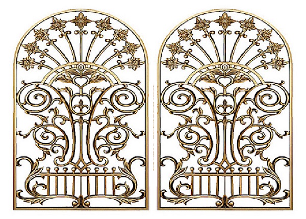 Khung bảo vệ cửa sổ bằng nhôm đúc