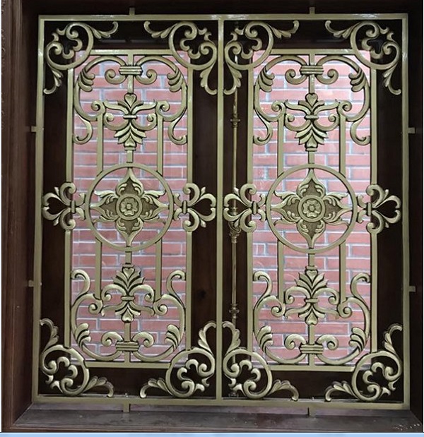 Khung bảo vệ cửa sổ bằng nhôm đúc