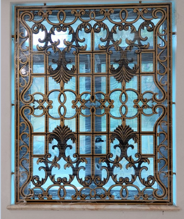 Khung bảo vệ cửa sổ bằng nhôm đúc