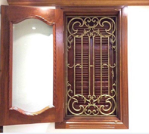 Khung bảo vệ cửa sổ bằng nhôm đúc