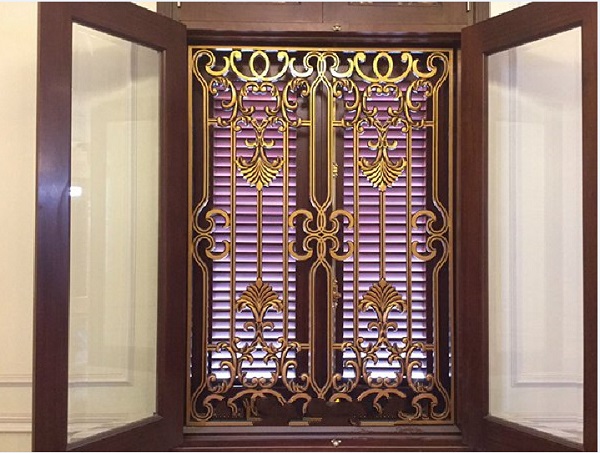 Khung bảo vệ cửa sổ bằng nhôm đúc