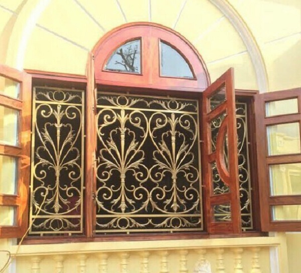 Khung bảo vệ cửa sổ bằng nhôm đúc