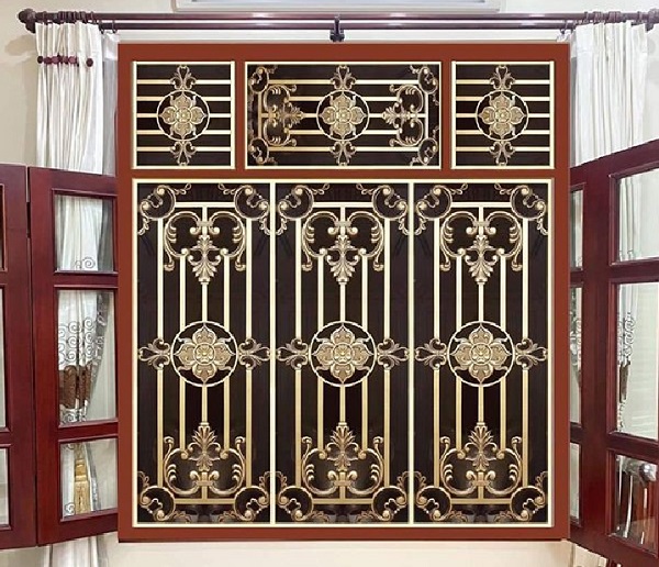 Khung bảo vệ cửa sổ bằng nhôm đúc