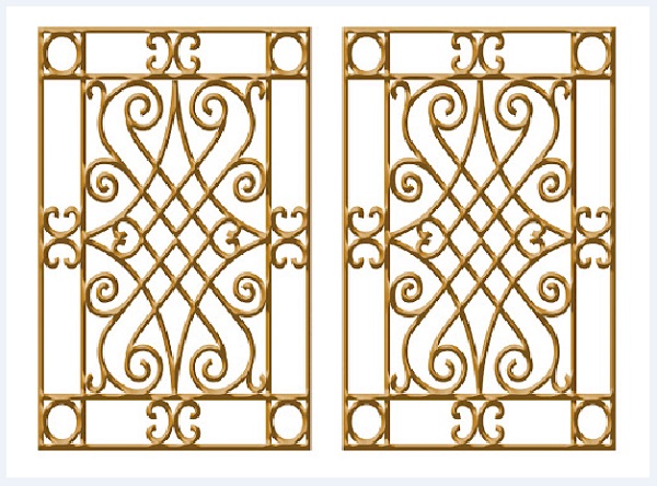 Khung bảo vệ cửa sổ bằng nhôm đúc