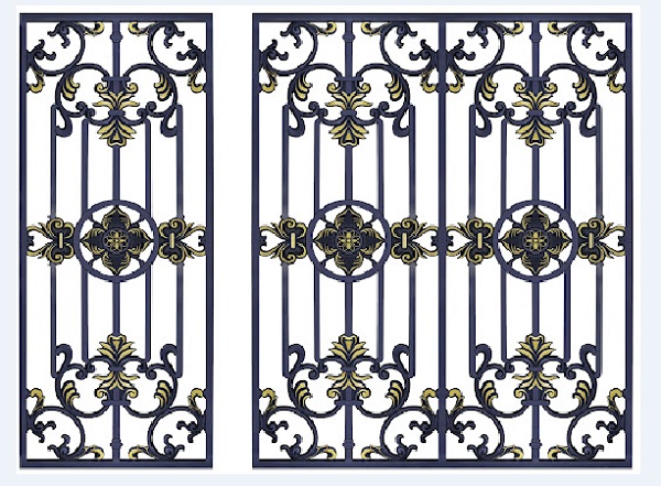 Khung bảo vệ cửa sổ bằng nhôm đúc