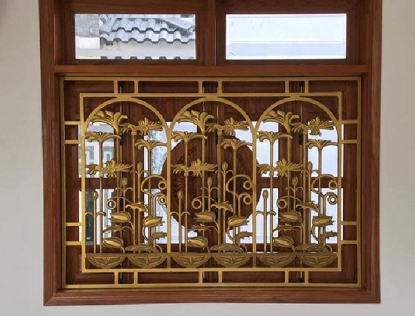 Khung bảo vệ cửa sổ bằng nhôm đúc