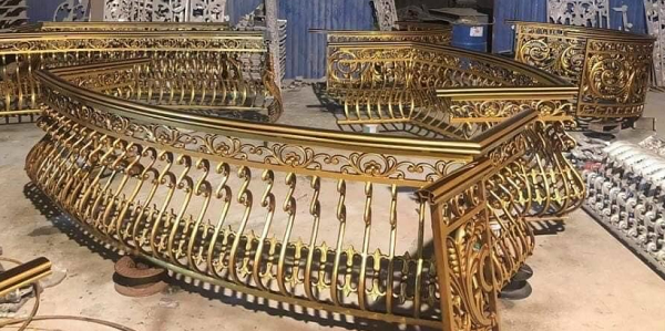 Mẫu lan can nhôm đúc đẹp