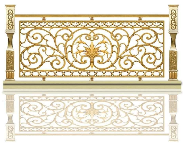 Mẫu lan can nhôm đúc đẹp