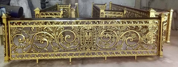 Mẫu lan can nhôm đúc đẹp