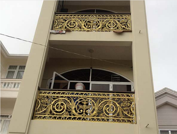 Mẫu lan can nhôm đúc đẹp