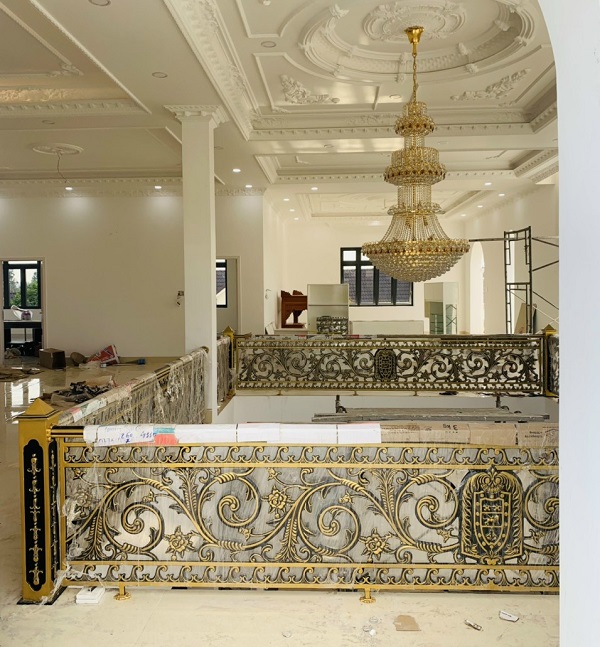 Mẫu lan can nhôm đúc đẹp