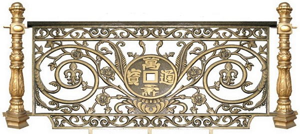 Mẫu lan can nhôm đúc đẹp