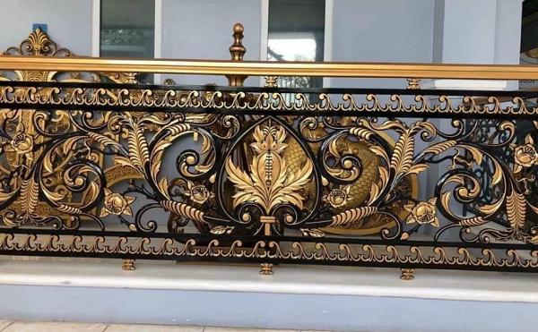 Mẫu lan can nhôm đúc đẹp