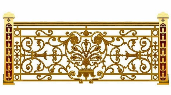 Mẫu lan can nhôm đúc đẹp