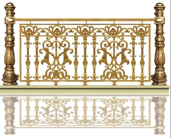 Mẫu lan can nhôm đúc đẹp