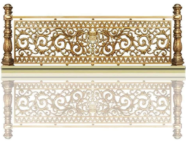 Mẫu lan can nhôm đúc đẹp