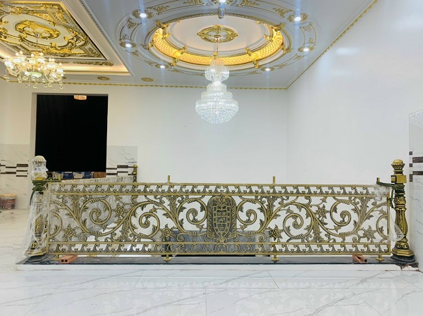 Mẫu lan can nhôm đúc đẹp
