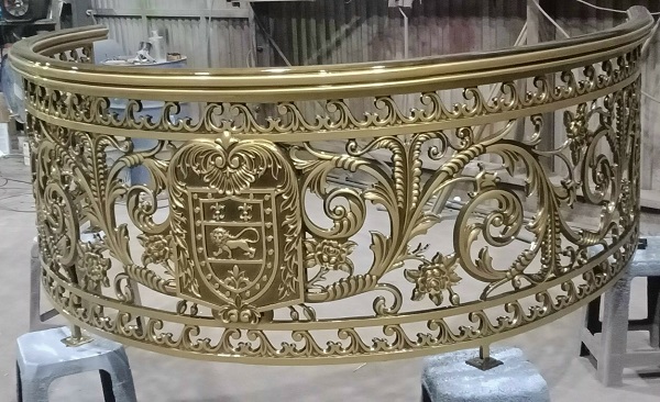 Mẫu lan can nhôm đúc đẹp