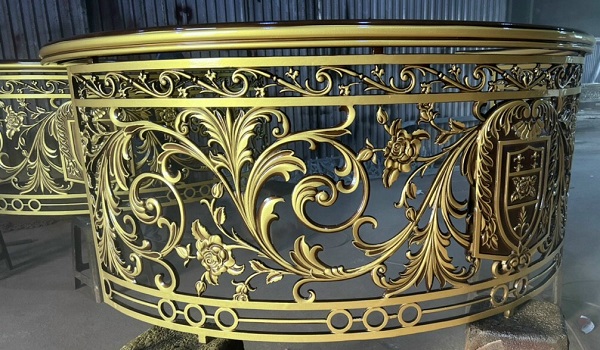 Mẫu lan can nhôm đúc đẹp