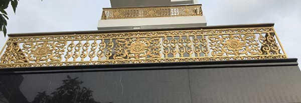 Mẫu lan can nhôm đúc đẹp