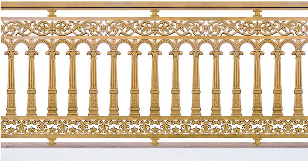 Mẫu lan can nhôm đúc đẹp