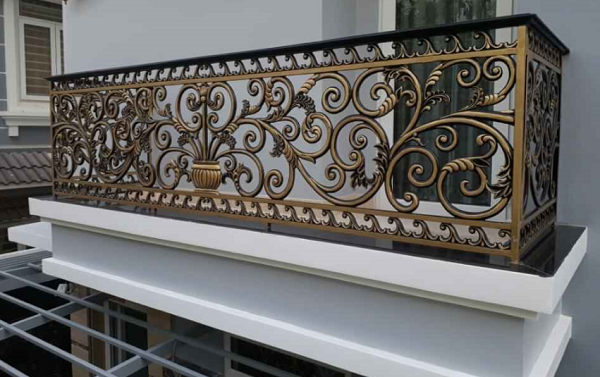 Mẫu lan can nhôm đúc đẹp