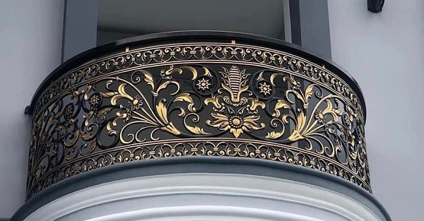 Mẫu lan can nhôm đúc đẹp