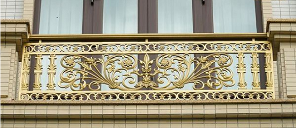 Mẫu lan can nhôm đúc đẹp