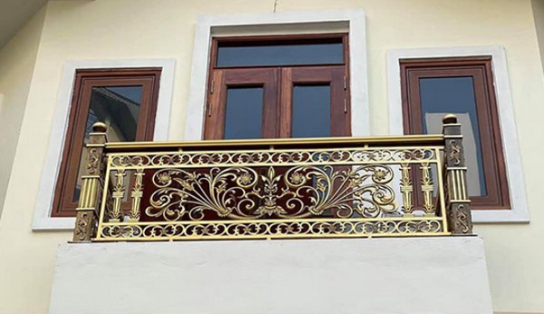 Mẫu lan can nhôm đúc đẹp