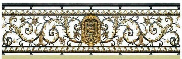 Mẫu lan can nhôm đúc đẹp