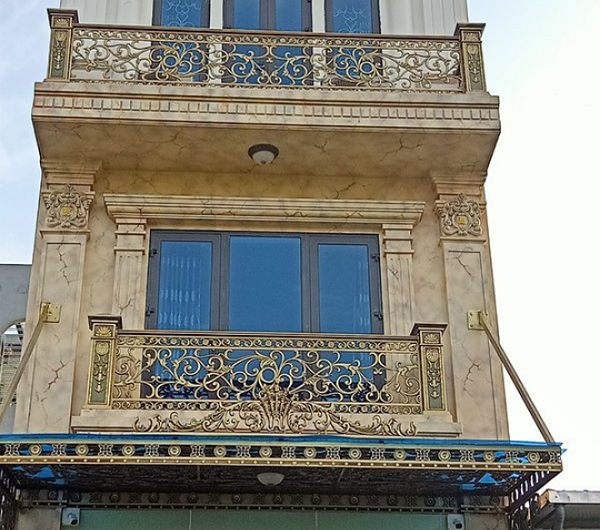 Mẫu lan can nhôm đúc đẹp