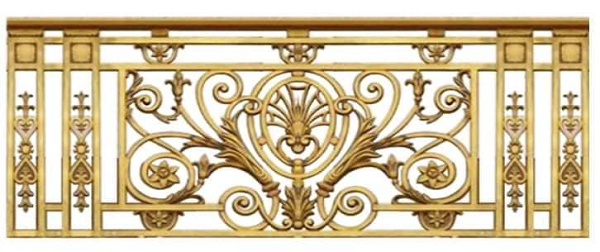 Mẫu lan can nhôm đúc đẹp