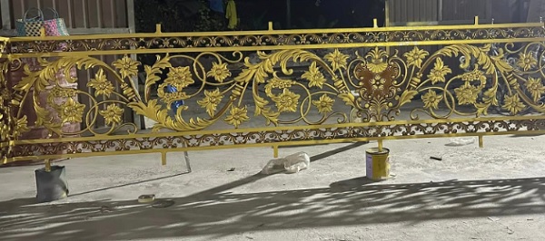 Mẫu lan can nhôm đúc đẹp