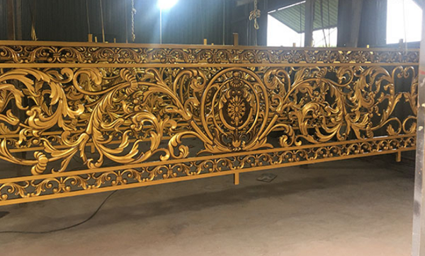Mẫu lan can nhôm đúc đẹp