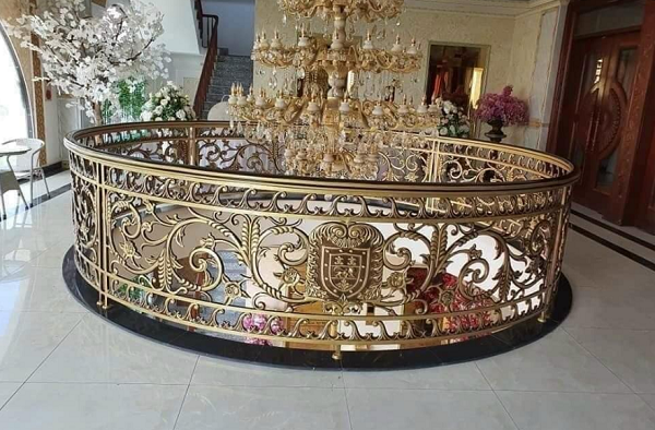 Mẫu lan can nhôm đúc đẹp