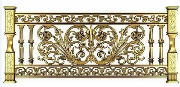 Mẫu lan can nhôm đúc đẹp