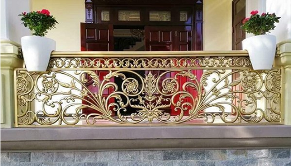Mẫu lan can nhôm đúc đẹp