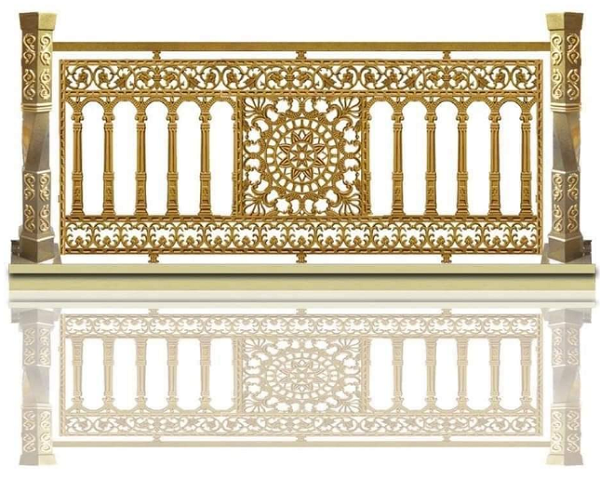 Mẫu lan can nhôm đúc đẹp