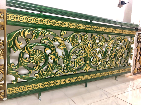 Mẫu lan can nhôm đúc đẹp