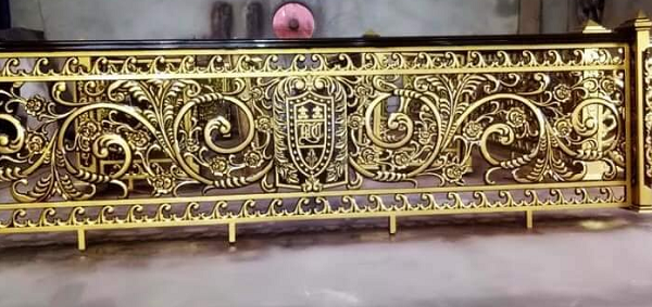 Mẫu lan can nhôm đúc đẹp