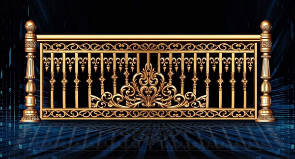 Mẫu lan can nhôm đúc đẹp