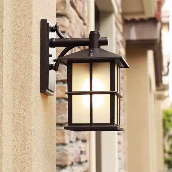 Đèn tường ngoài trời phong cách Zen tối giản WK6571