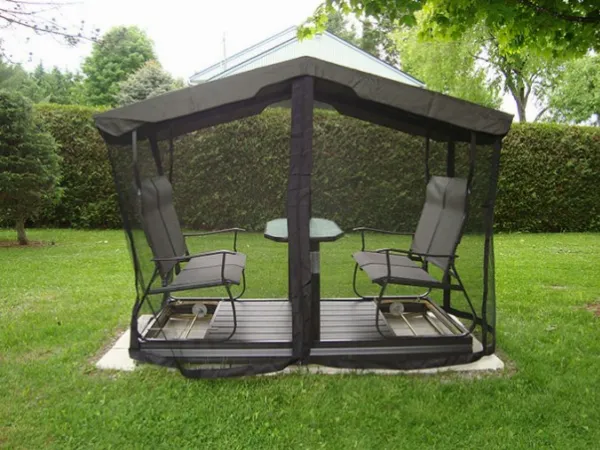 Ghế băng sắt mỹ thuật cho khu vực tiếp khách sân vườn