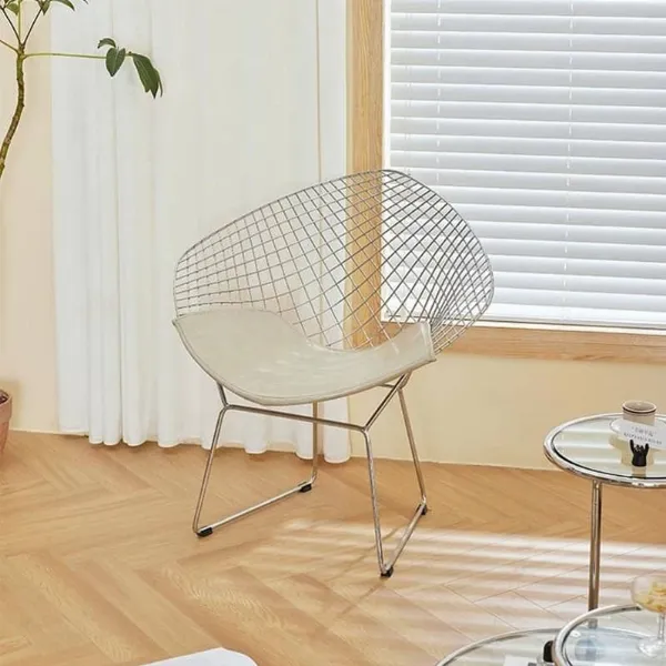 Ghế cafe sắt mỹ thuật Diamond RS001 - Hình ảnh tổng quan