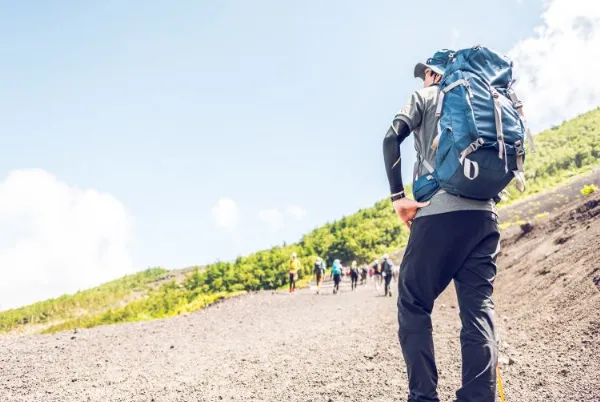 Người leo núi trên Núi Phú Sĩ