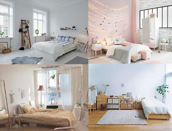 Thiết kế phòng ngủ phong cách Hàn Quốc với điểm nhấn sắt mỹ thuật